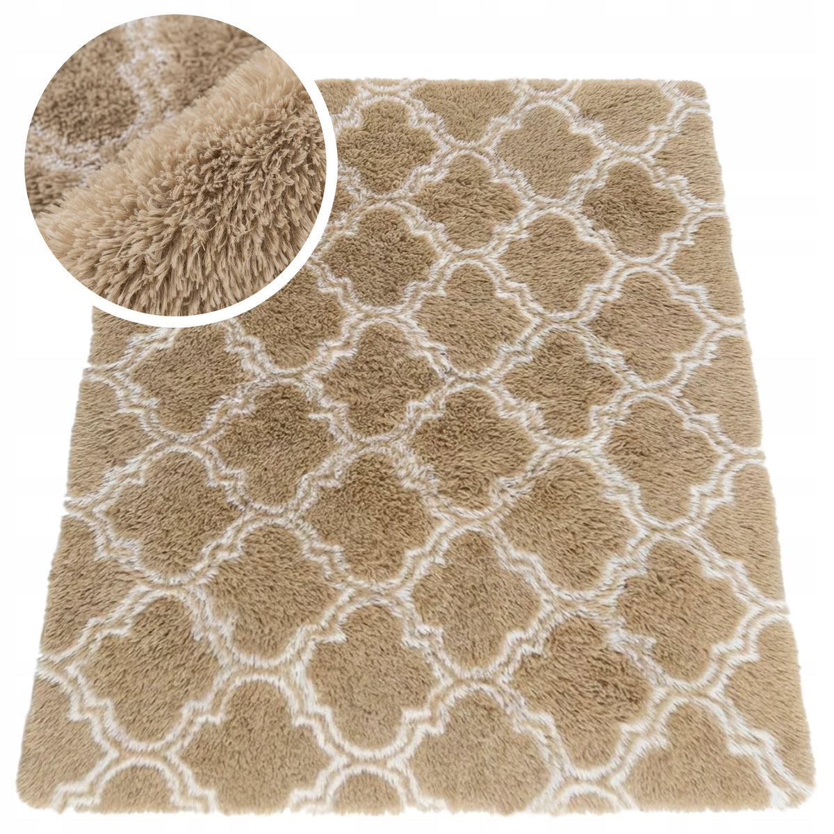 Carpet for living room shaggy DECOR non-slip soft fluffy fashionable 140x200 Packaging status original