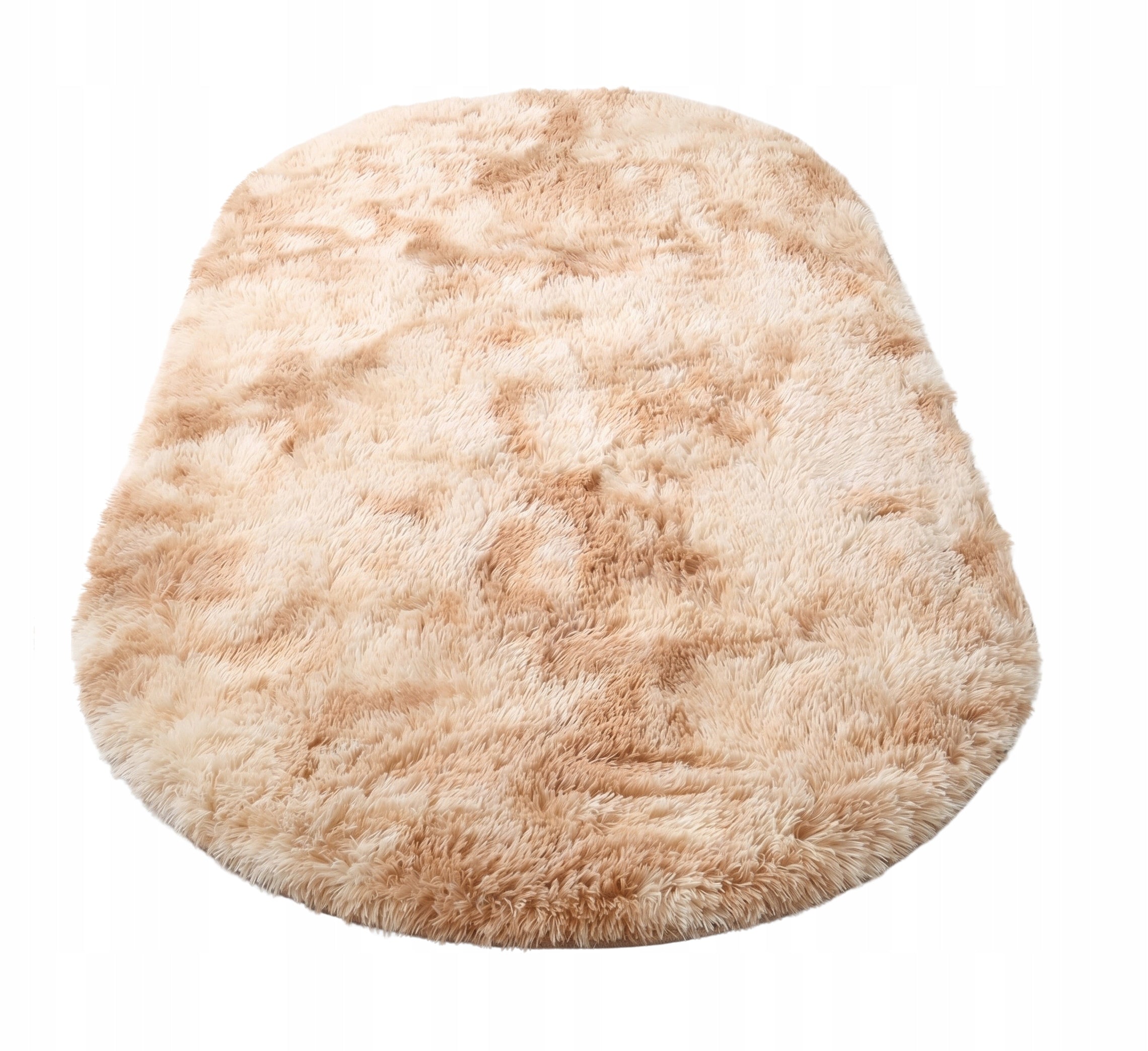 Carpet plush soft shaggy thick fluffy hairy 160x60cm beige