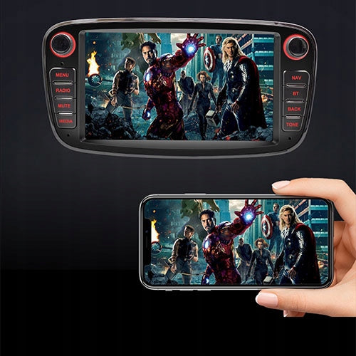 Carplay 7" Ford Mondeo MK4 Focus autórádió GPS Android 13 2+32GB Brand no brand