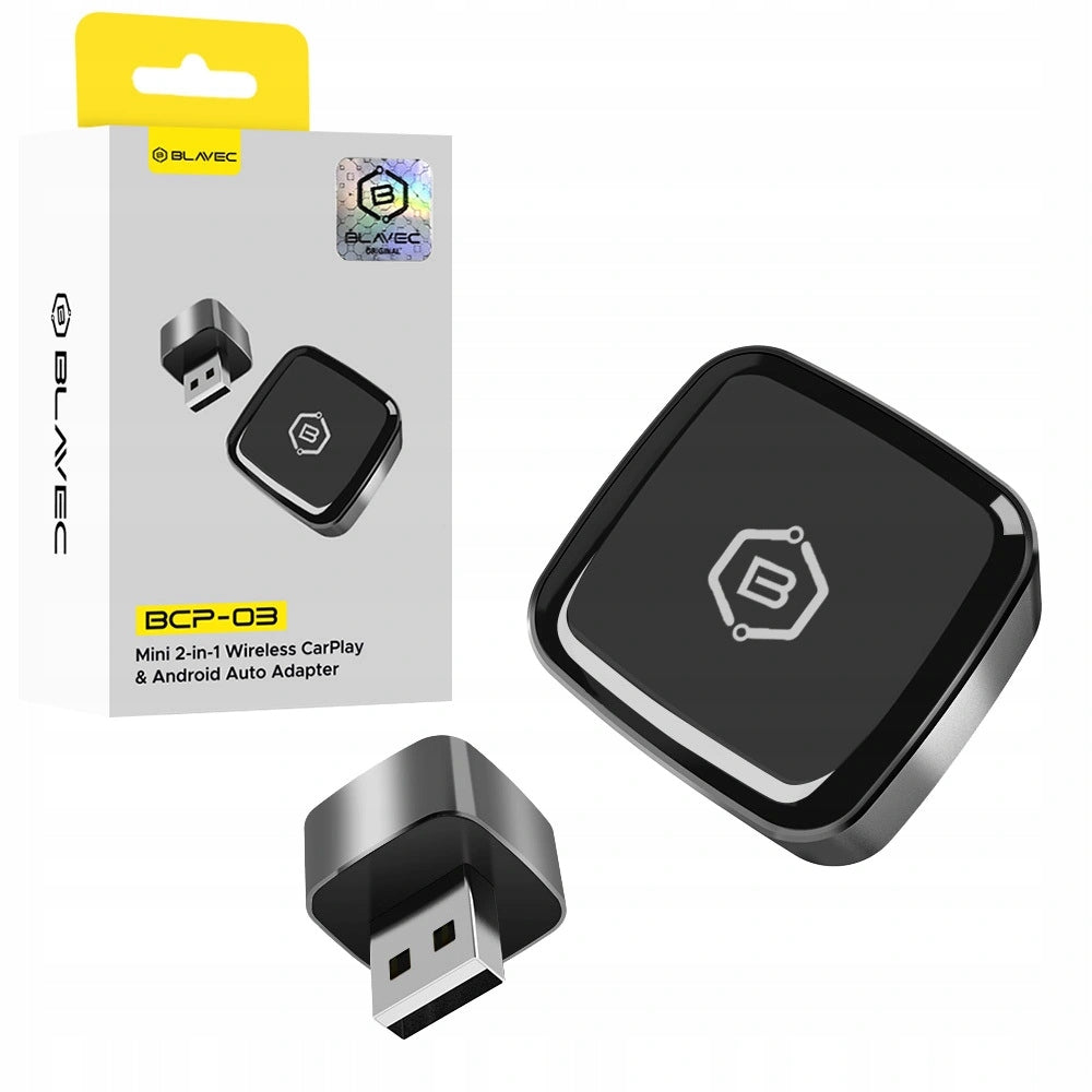 Carplay Adapter Android Auto iOS Wireless Bluetooth Wifi Plug&Play