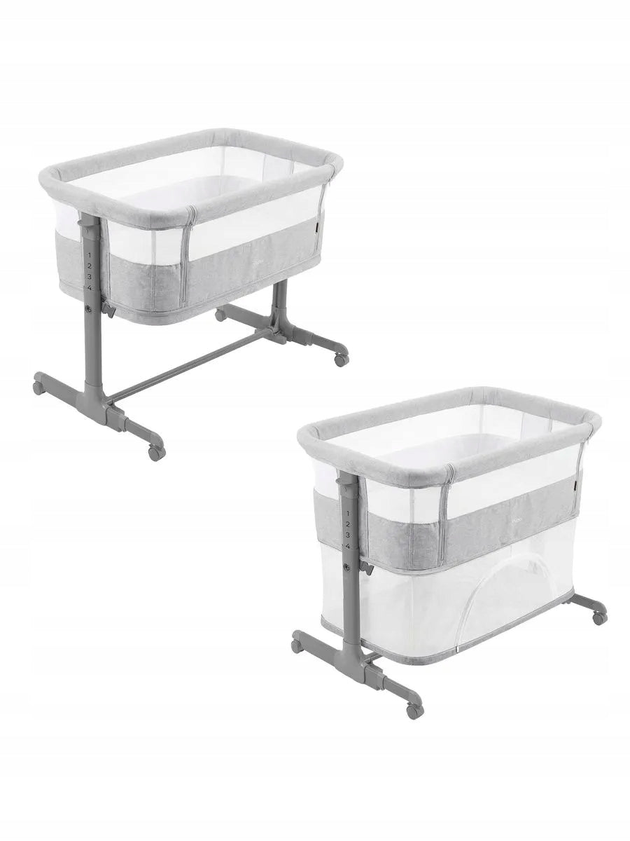 Carrello Picto 3in1 Cot Playpen Adjustable 6 Degree Tao Grey Packaging status original
