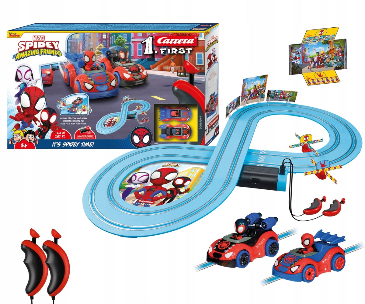 Carrera First Racetrack Spidey Marvel 2,4m Auto 20063049