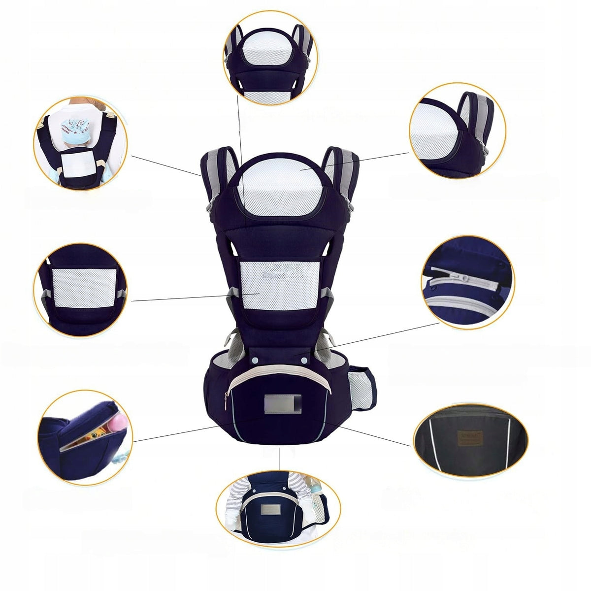 Carrier hip carrier 6in1 ergonomic 25kg 0-36 months Manufacturer code 8850297332184