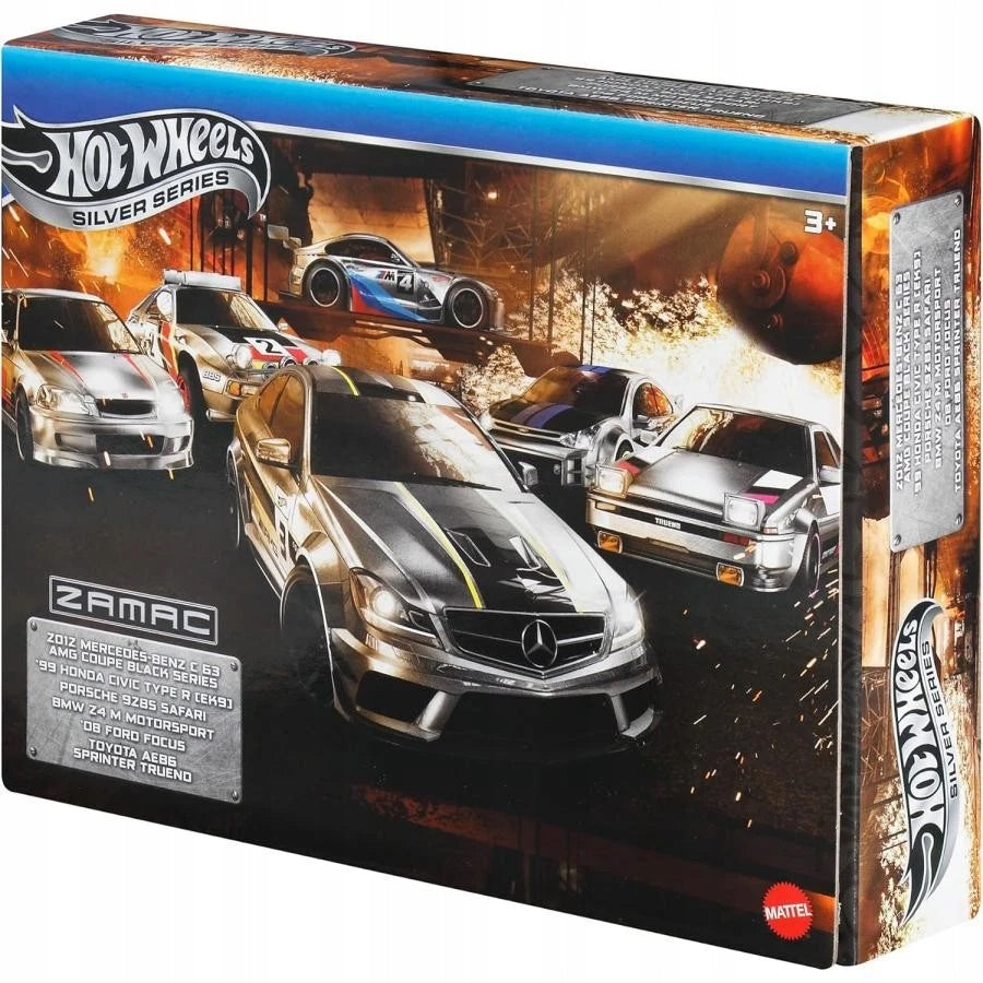 Cars Mattel set of 6 cars ZAMAC scale 1:64 grey JBY80 COLLECTIBLE Packaging status original