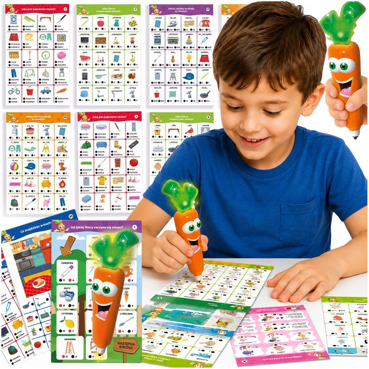Cartorina MY HOME Learning Set for Children Educational TOY 500 QUESTIONS