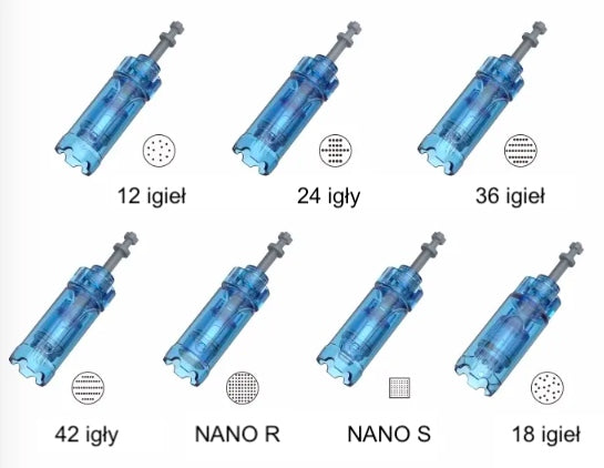 Cartridges Dermapen Dr Pen M8S/A8S/A9/A11 Cartridges 10 pcs. 12/18/24/36/42/nano Model Kartridże M8s A9w 10szt