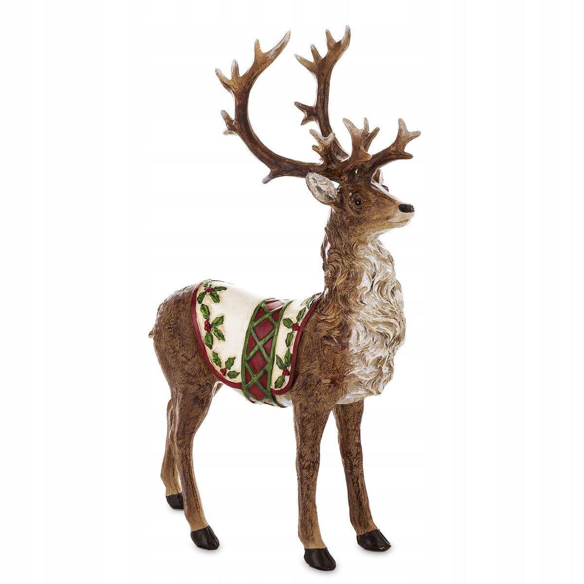 Casa Roma deer figurine made of multicolored plastic 35x9,5x22 cm
