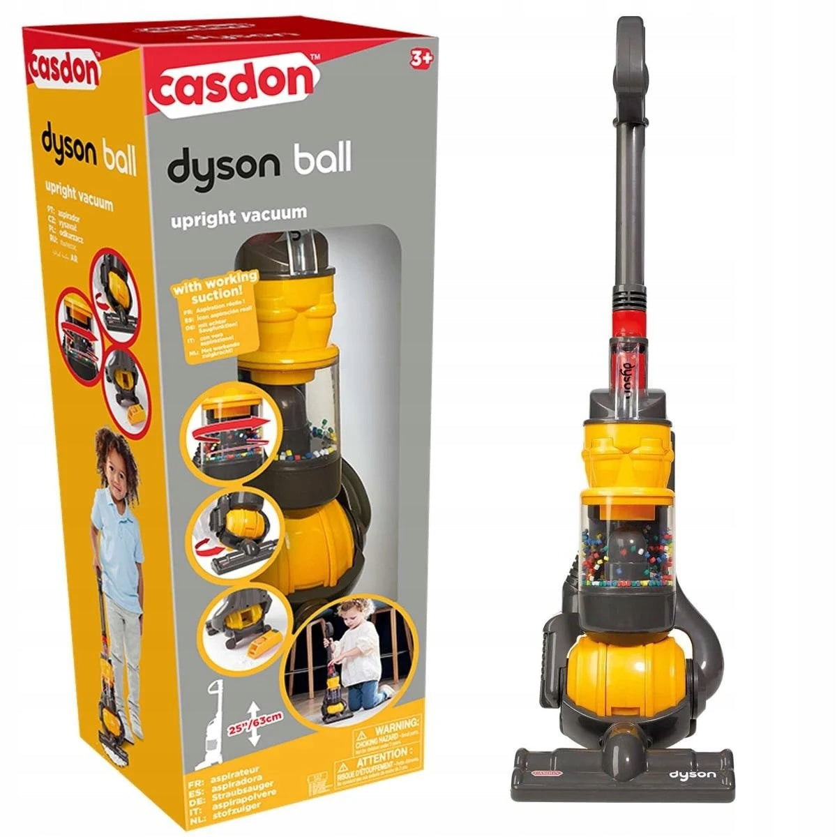Casdon Dyson Baby Vacuum Cleaner (Yellow)