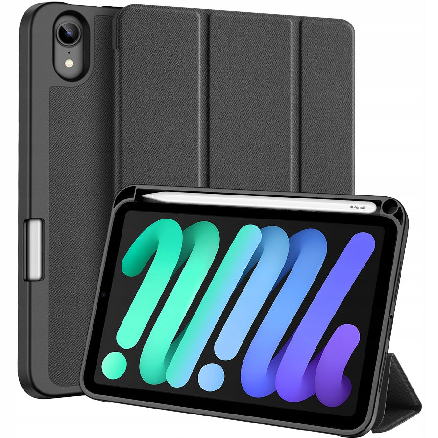 Case Dux Ducis for iPad Mini 7/6 protective cover closed with tablet stand
