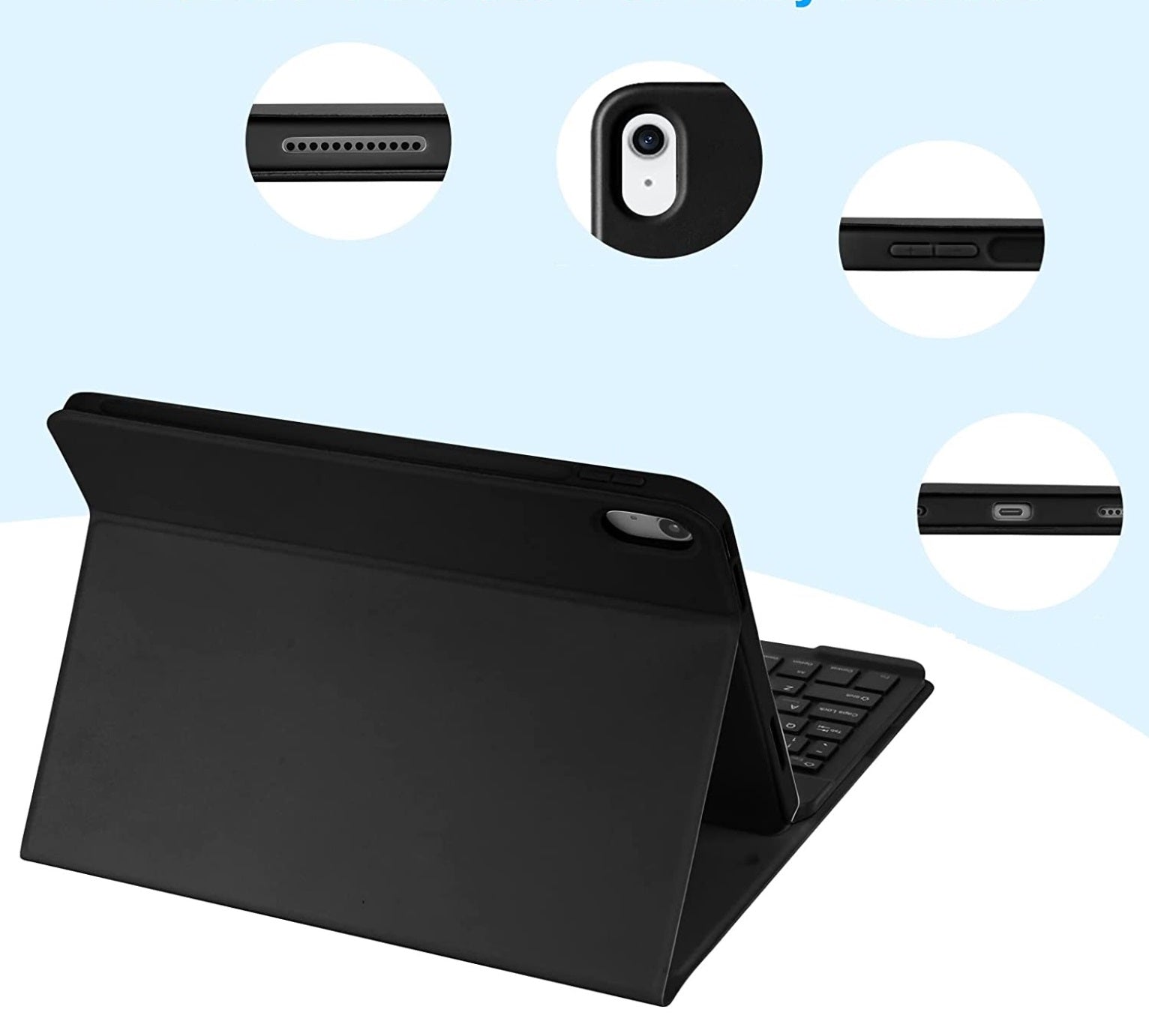 Case and KEYBOARD for Apple iPad 10.9 10 GEN 2022 / iPad 11 A16 11GEN 2025 Manufacturer code 10TH 11TH 10.9 KEYBOARD CASE PODSTAWKA