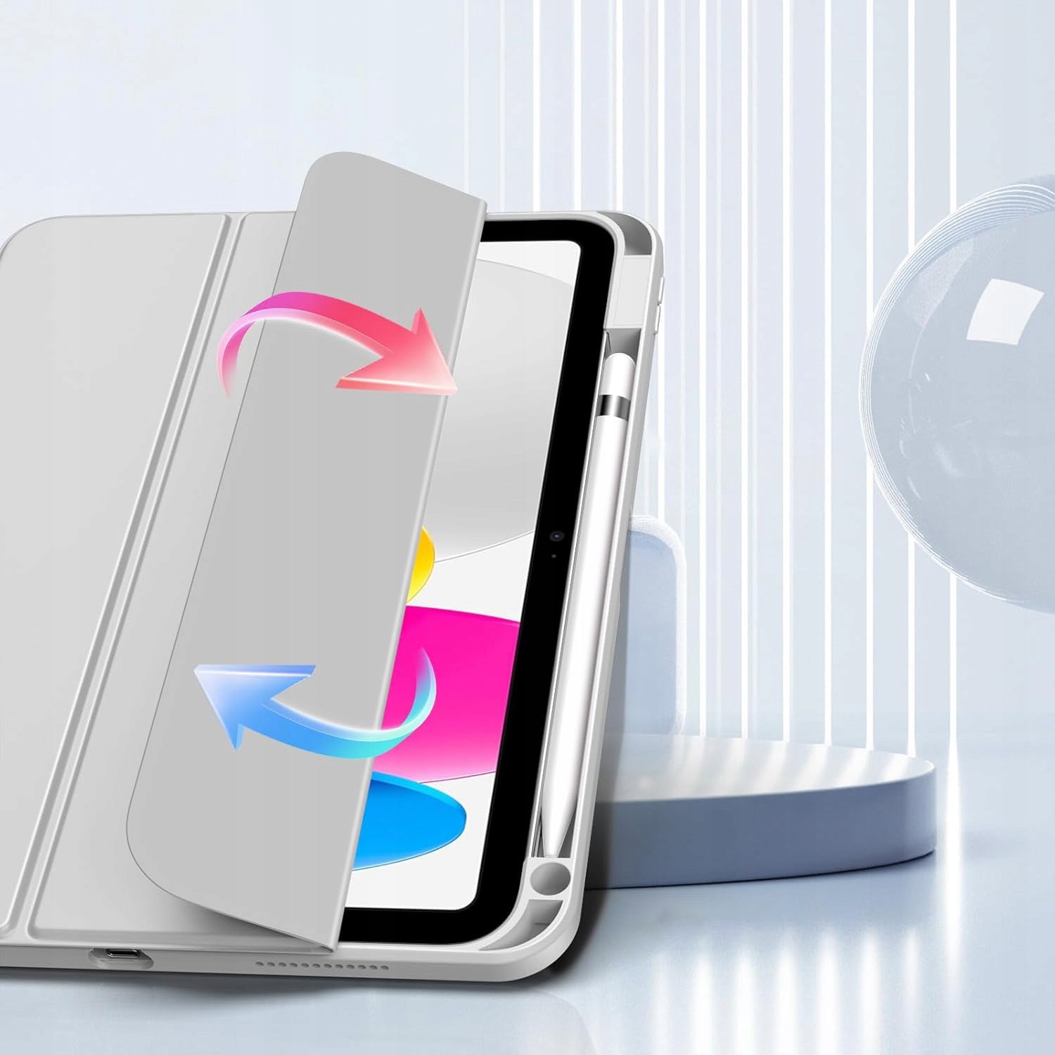 Case for Apple iPad 10.9 2022 10-GEN/11 A16 2025 11-GEN Clear Pencil Case Packaging status original