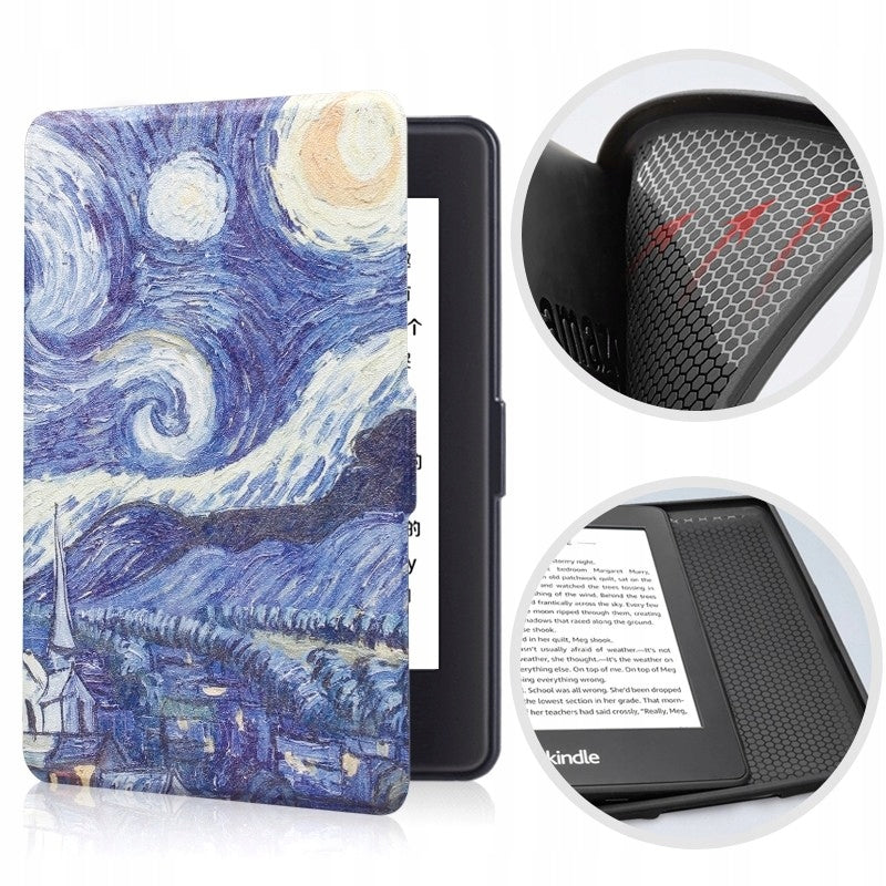 Case for Kindle Paperwhite 1/2/3 Silicone Back Patterns 12 Painting