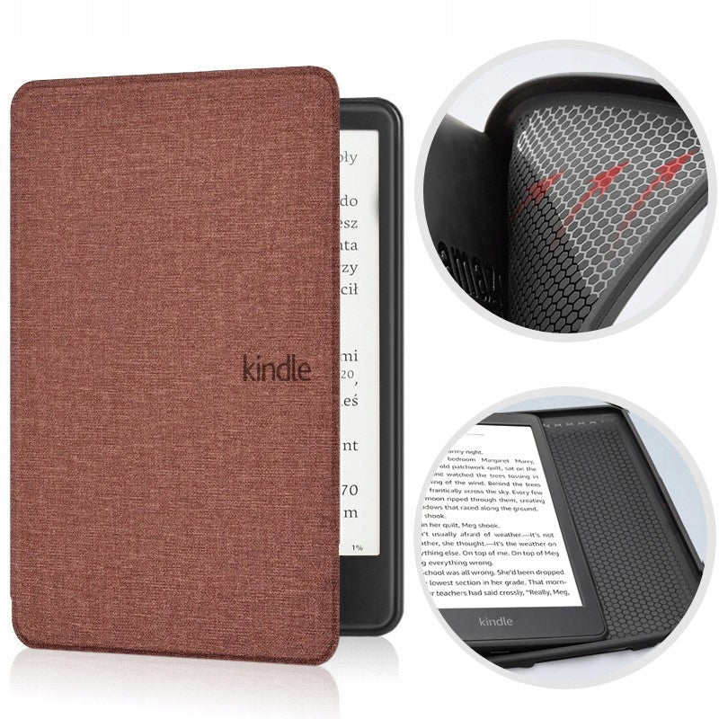 Case for Kindle Paperwhite 5 silicone back brown