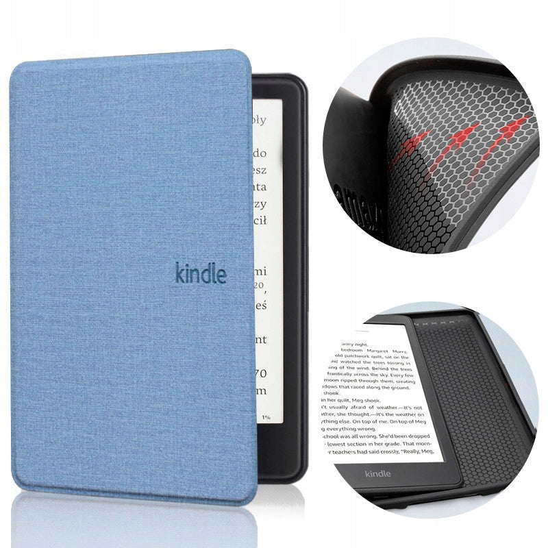 Case for Kindle Paperwhite 5 silicone back light blue