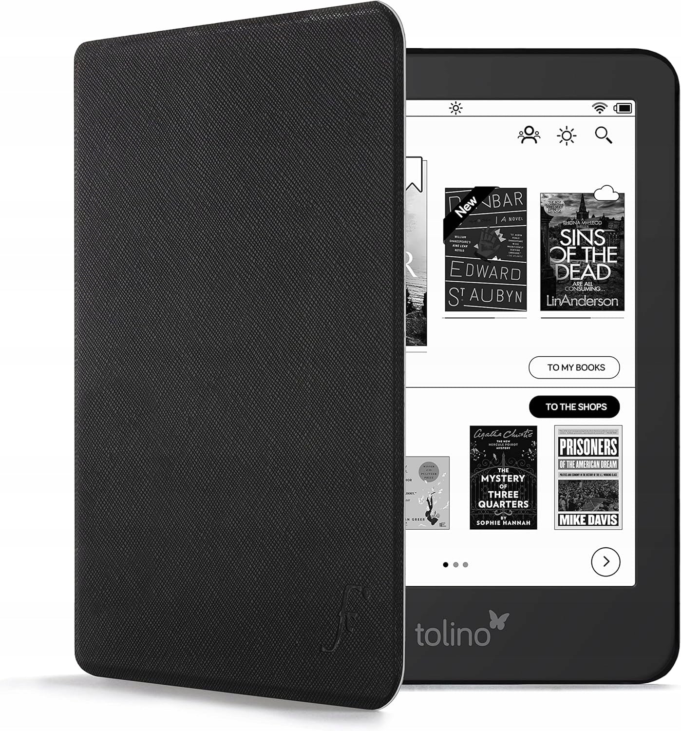 Case for ebook reader Tolino Shine 4 2022 black EAN (GTIN) 5906912031987