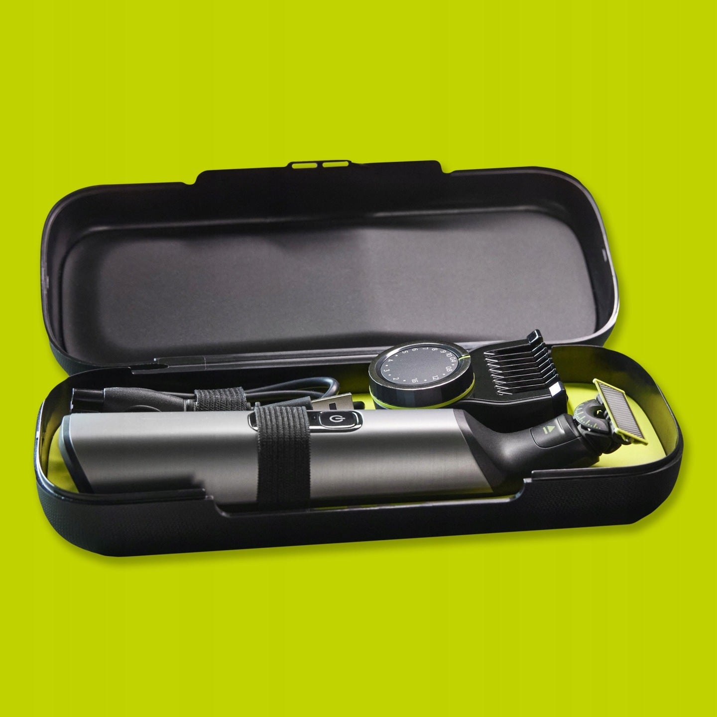 Case for shaver PHILIPS OneBlade QP401 30 Black Packaging status original