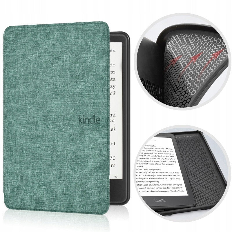 Case for the new Kindle Paperwhite 6 2024 silicone back 7" eucalyptus
