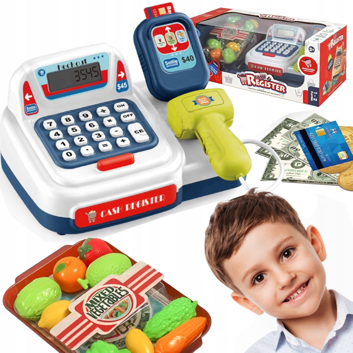 Cash register for children SHOP akcesoria INTERACTIVE FUN IN THE STORE