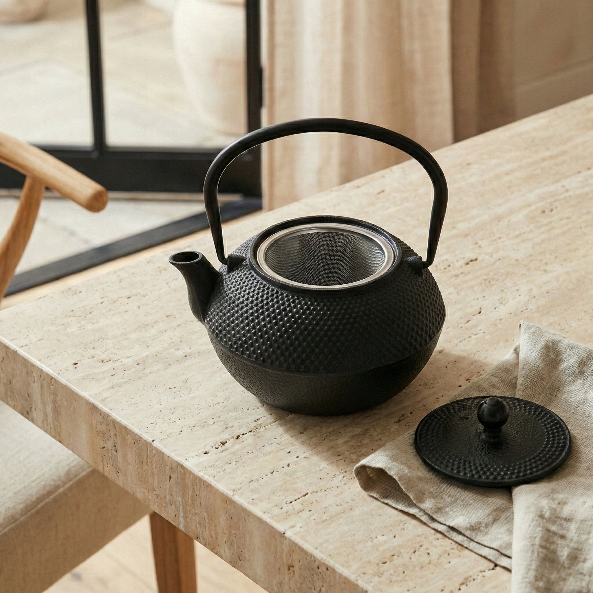 Cast Iron Tea Maker teapot 1,2 L Kettle Tea Warmer Set Manufacturer code czajnik zaparzacz 1,2 + pogrzewacz do dzbanka