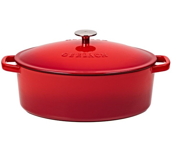 Cast iron Brittany Natur Iron 31 cm red Gerlach