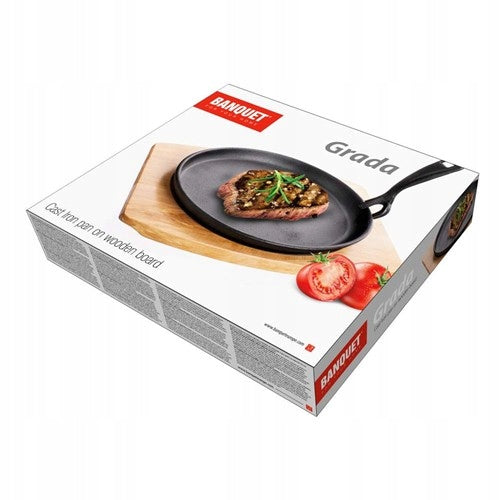 Cast iron PAN on board Grada BANQUET 22cm board Manufacturer code 40LP002