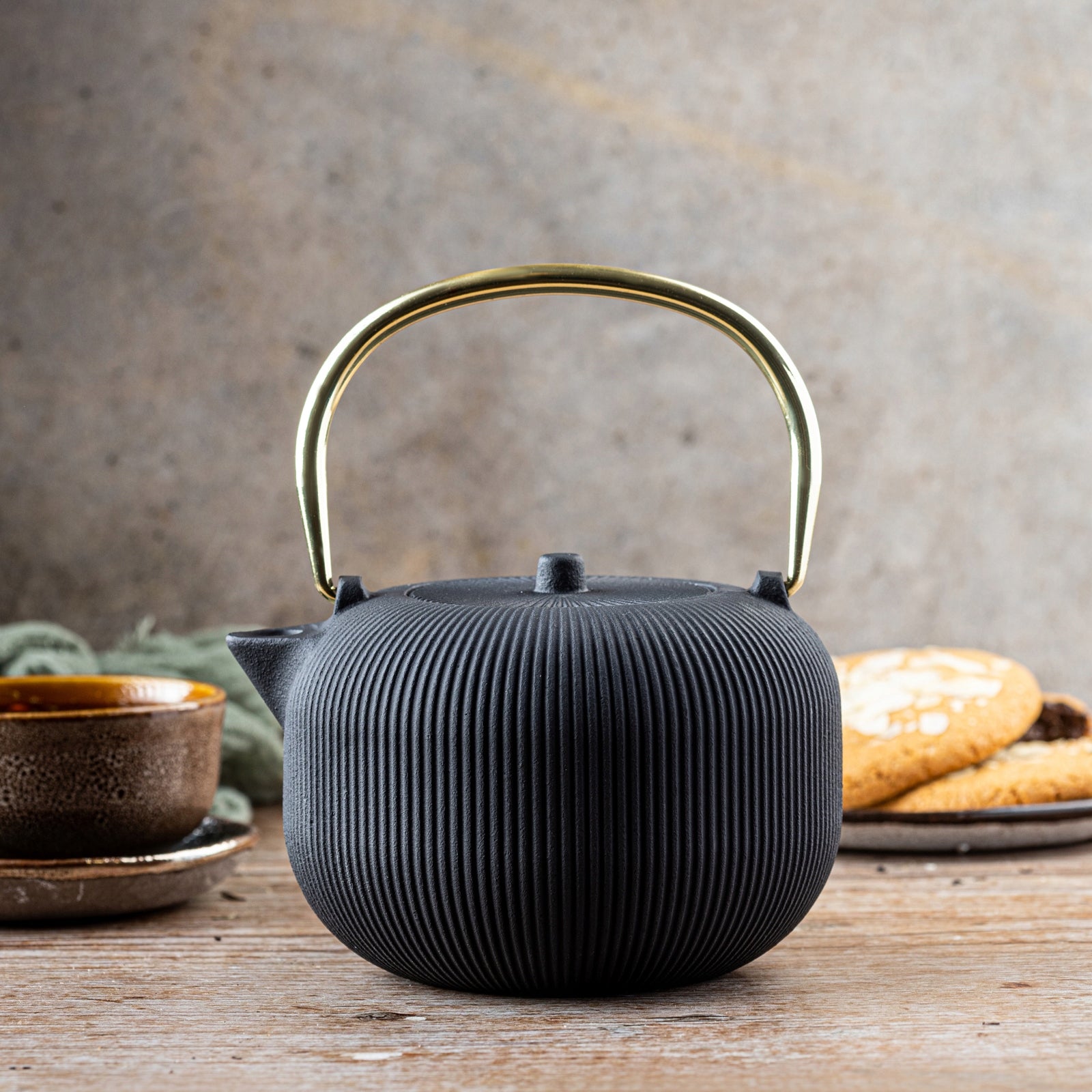 Cast iron brewer 1L Kettle with filter and gold handle Induction GAS 1931 EAN (GTIN) 5908287219311