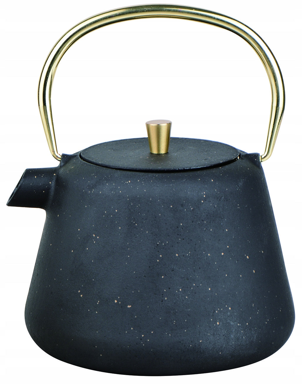 Cast iron brewer Kinghoff 1000 ml with filter and gold handle Induction GAS Manufacturer code KH-1932