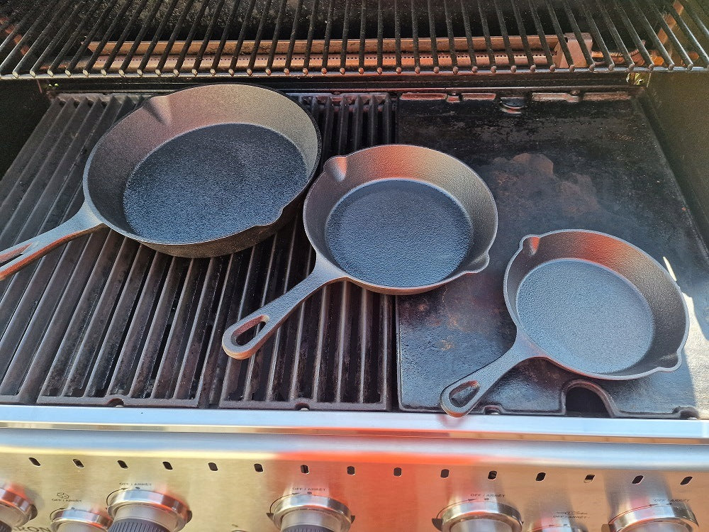 Cast iron pan Rossner Austria 3 pcs. black Brand Rossner Austria