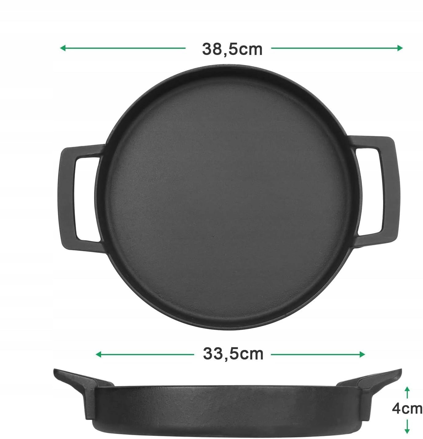 Cast iron pan, gas grill plate grill fireplace 30,5cm GJV EAN (GTIN) 5903181802553