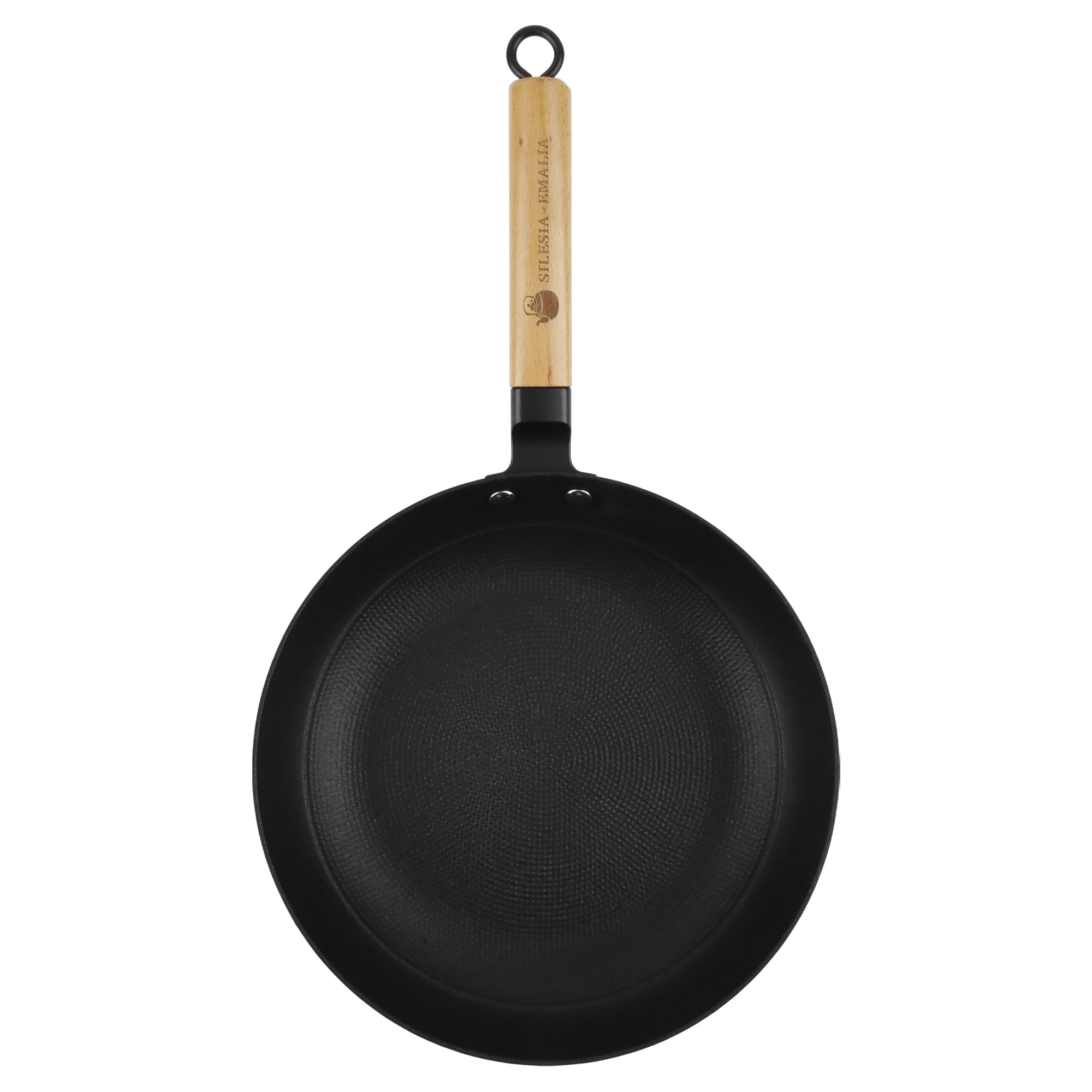 Cast iron pan with wooden handle LUDMIŁA 28cm INDUCTION GAS WITHOUT PFAS Manufacturer code 5902645022117