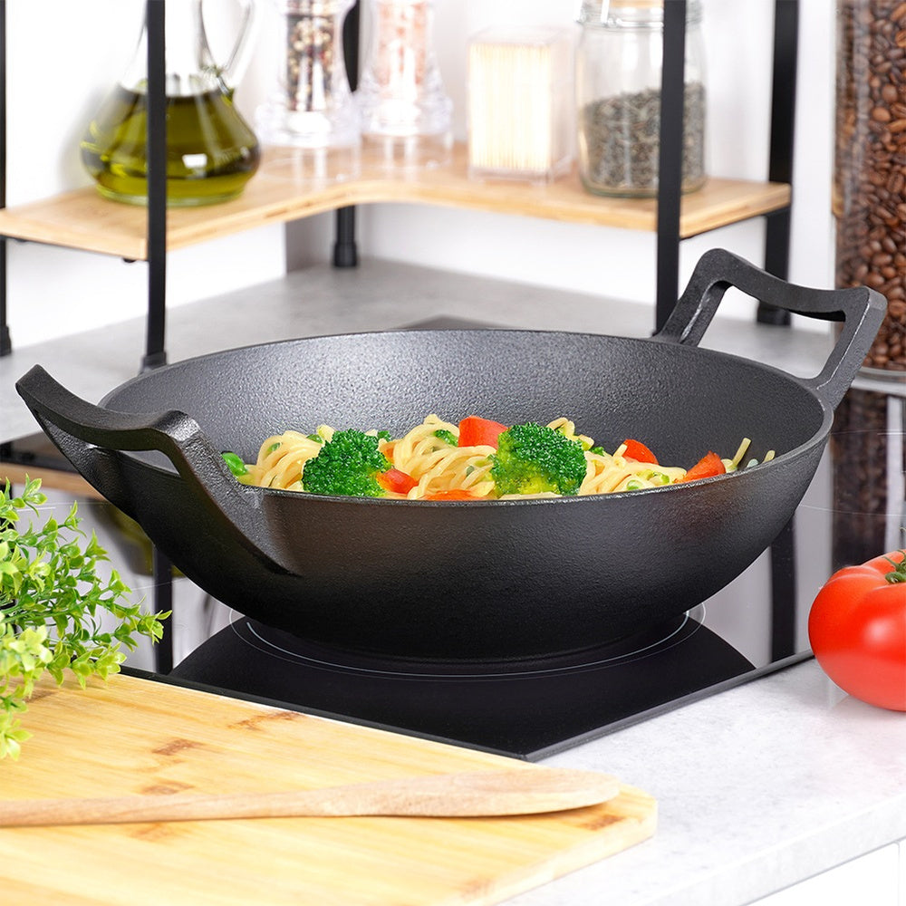 Cast iron wok pan CAST LINE 32 cm Manufacturer code 5900670102323