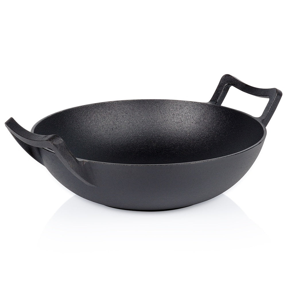 Cast iron wok pan CAST LINE 32 cm