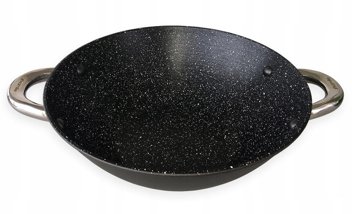 Cast iron wok with marble coating 28cm Kamille 4806MR Brand Kamille