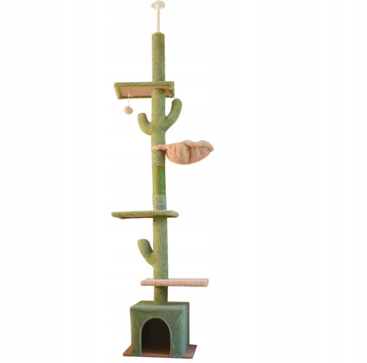 Cat Ceiling Scratcher, Tall, Green
