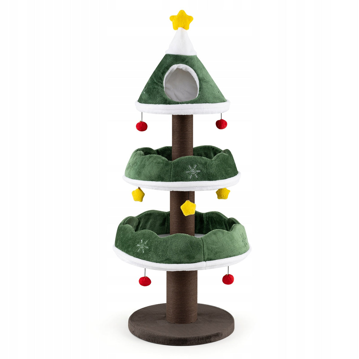 Cat Christmas Tree Shaped Scratcher Cat Cave