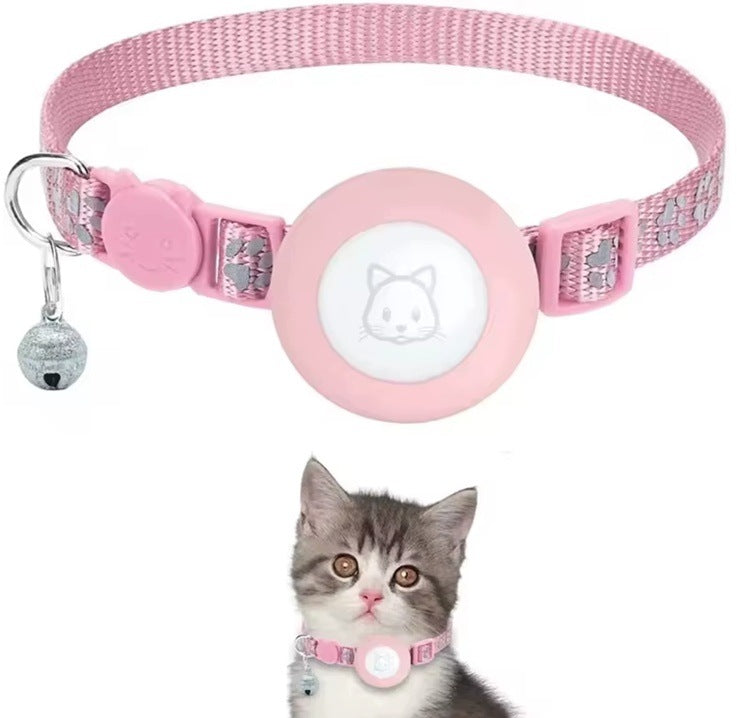 Cat Collar AirTag Apple GPS Locator 22-35 cm Nylon Adjustable