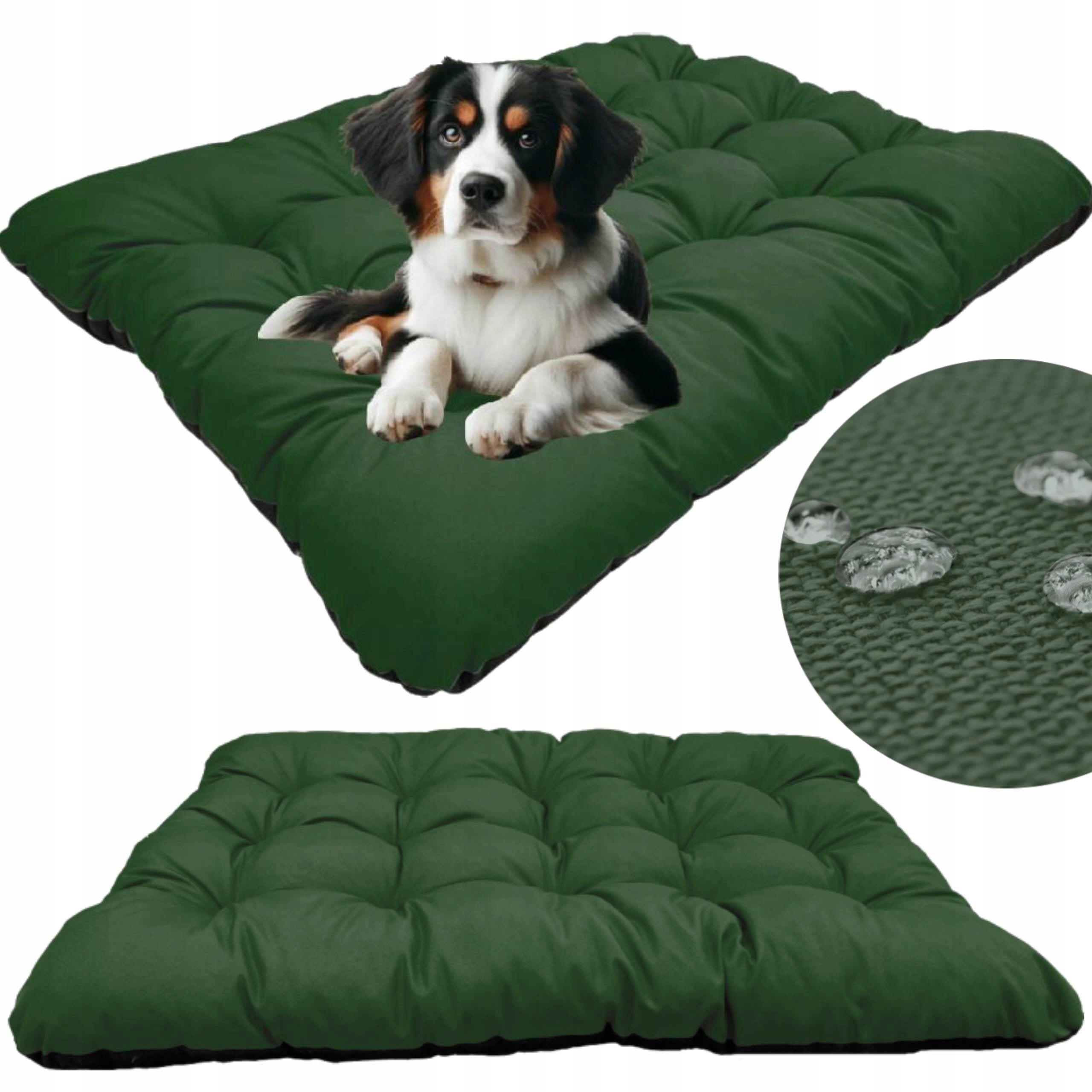 Cat Dog Bed Pillow Bed Waterproof Large Green 100x70 cm