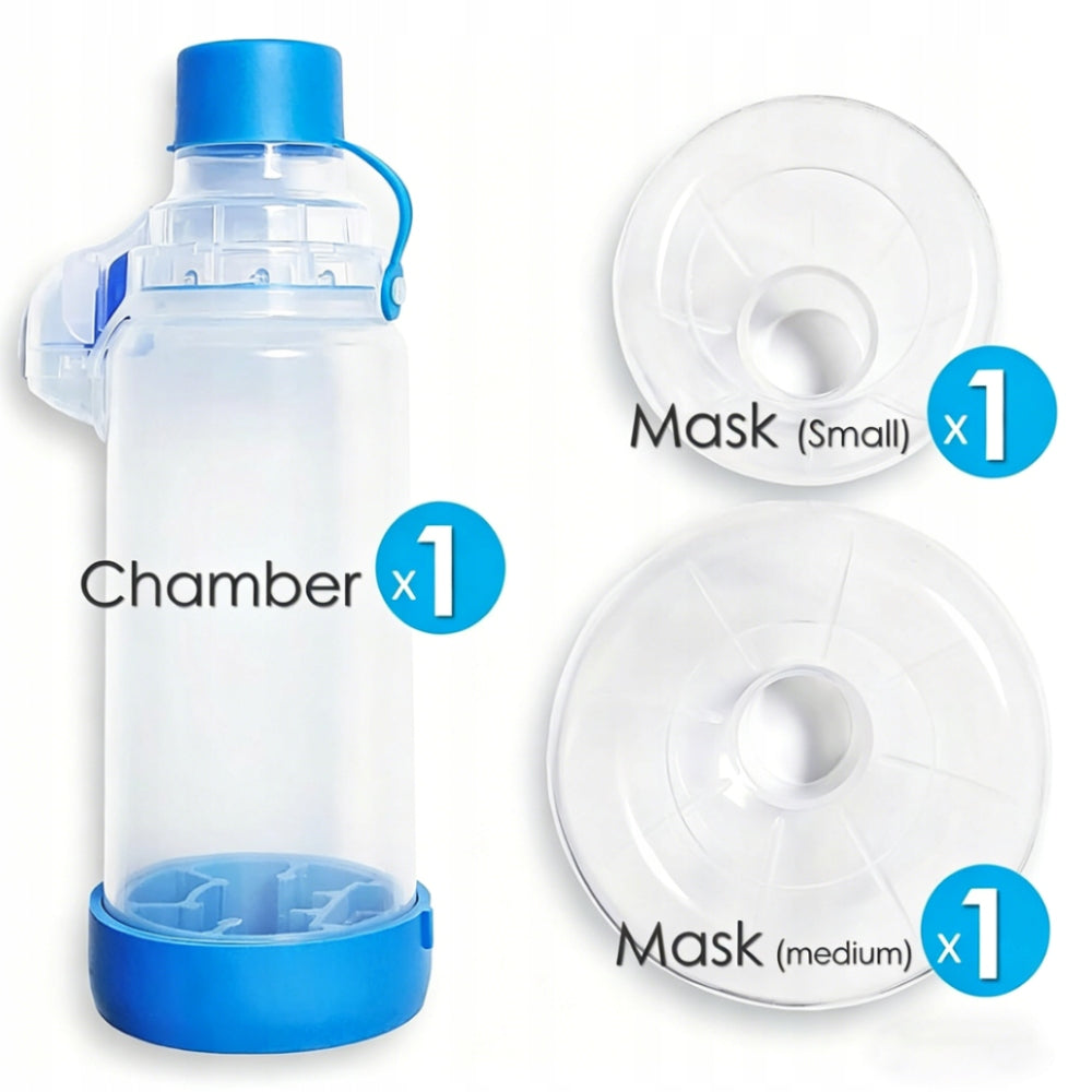 Cat Dog Inhalation Chamber for Asthma and Veterinary Dyspnoea, with 2 Masks Packaging status original