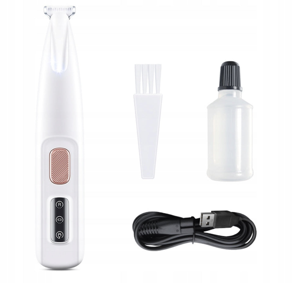 Cat Dog Paw Trimmer with LED Lighting Waterproof Hair Trimmer Manufacturer code ZWI/MW/B-TRY01