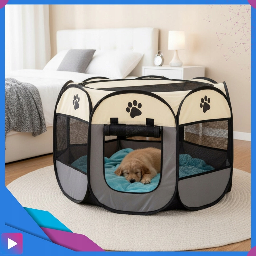 Cat Dog Playpen Folding Cage Bed Bedding Pet Farm Manufacturer code Kojec Dla Zwierząt
