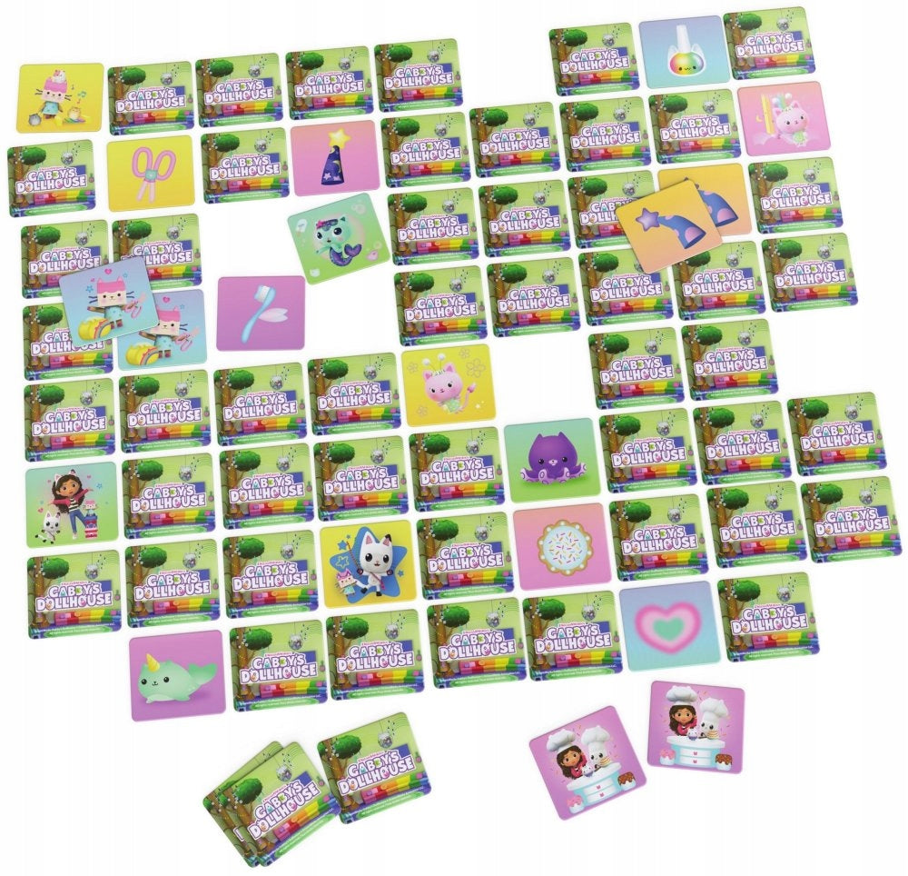 Cat House Gabi MEMORY Memory Game 72 Cards MEMO Characters Packaging status original