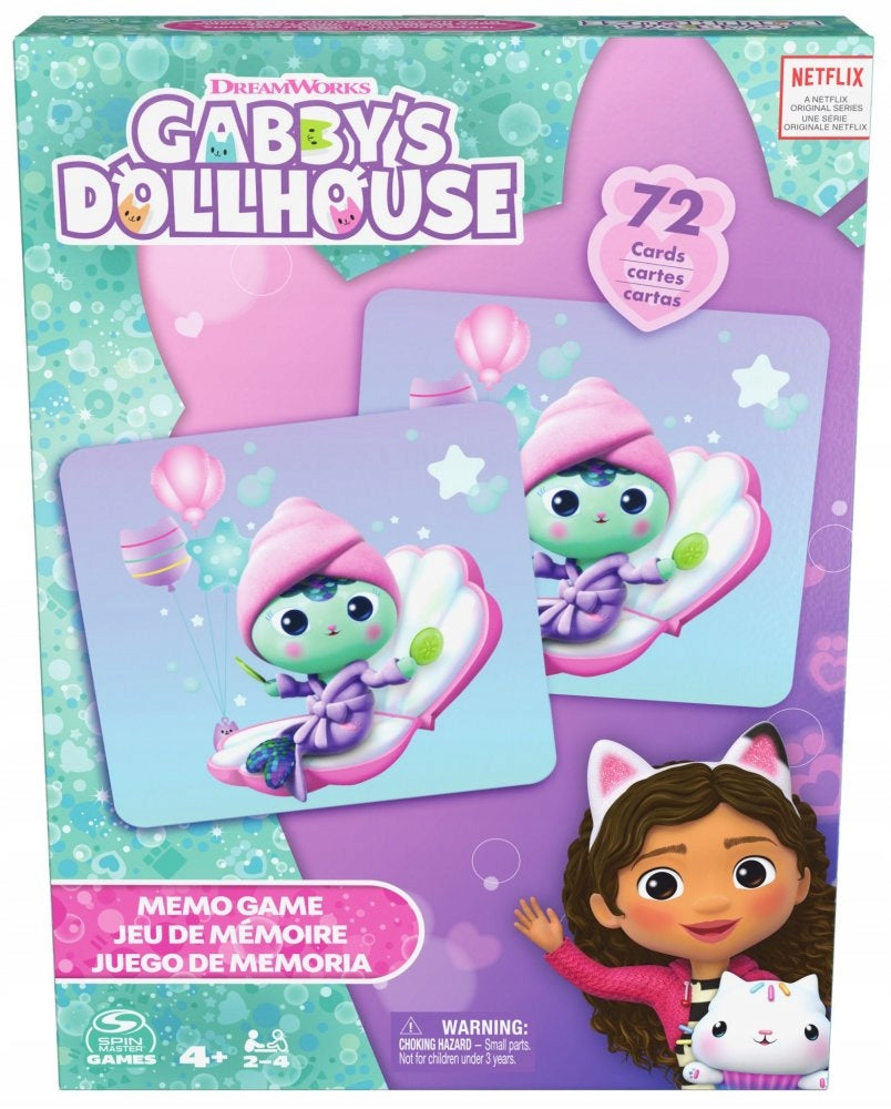 Cat House Gabi MEMORY Memory Game 72 Cards MEMO Characters