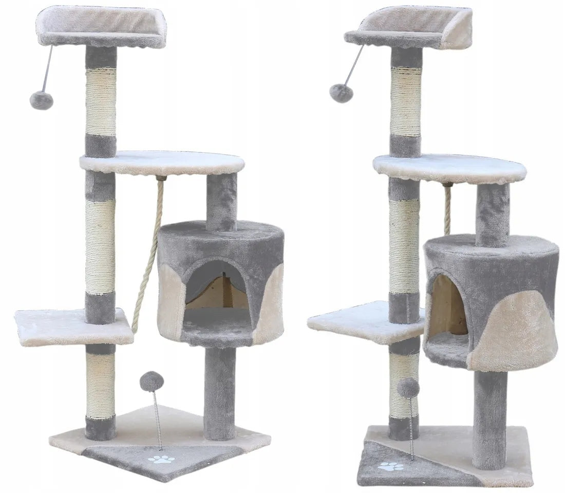 Cat Scratcher Kitten Tower Tree Bed Cottage 5 Levels Ball