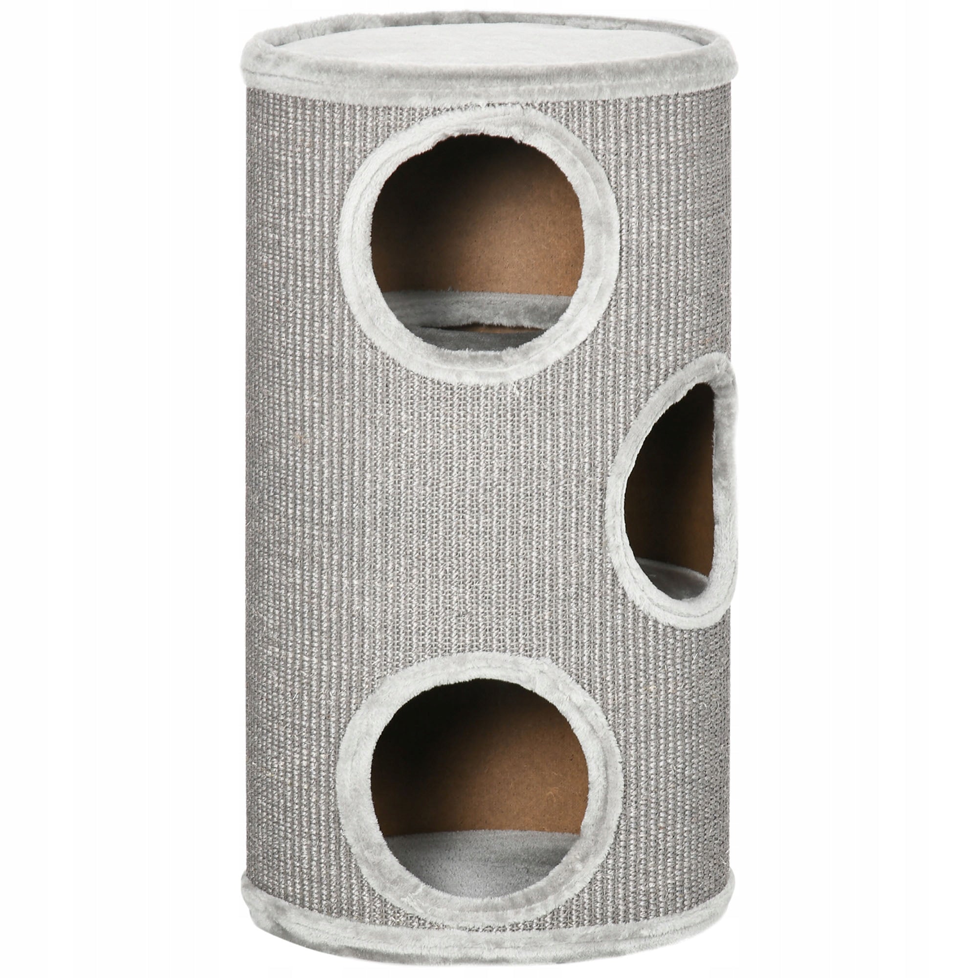 Cat Scratcher Post Tower Tube Bed and Hideout with Sizalem 70cm