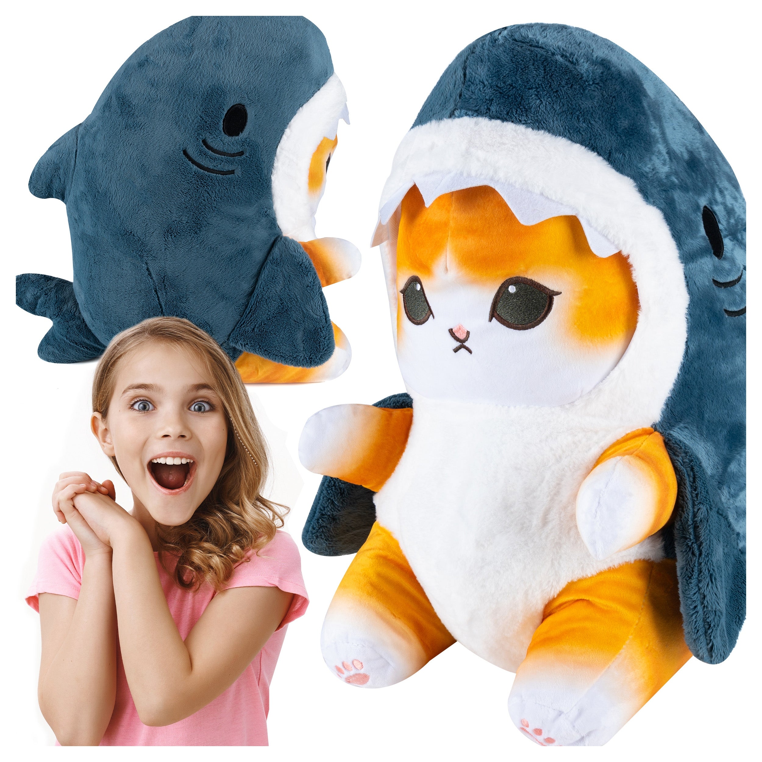 Cat Shark Kotorekin 55Cm Hugging Xl Bear Plush Toy Pillow Large Plush
