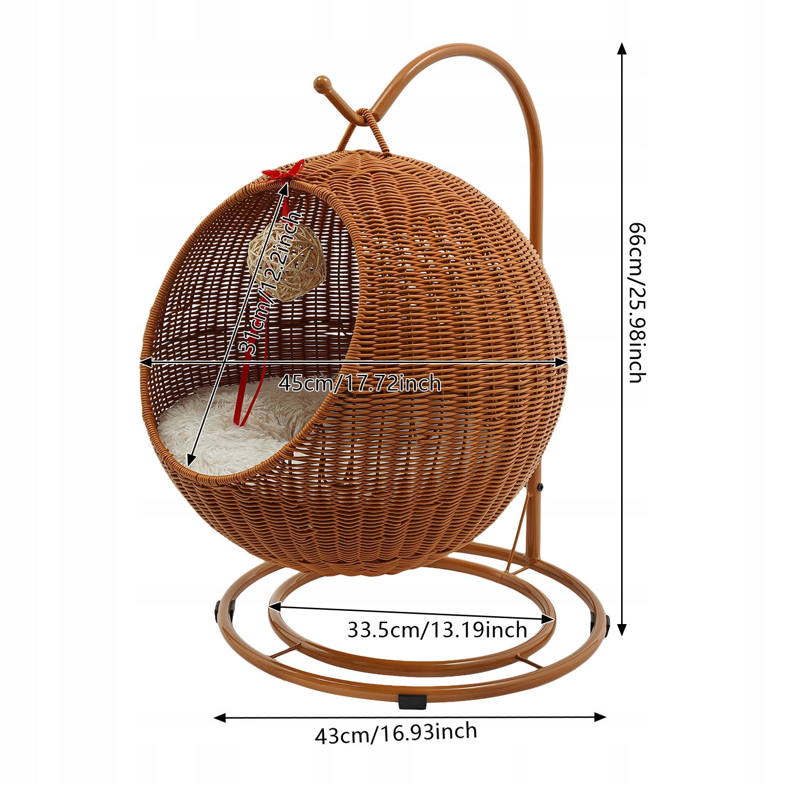 Cat Swing Cat Basket with Soft Cushion Cooling Bat Cat Scratching Board Manufacturer code vdsgvs21065421562g