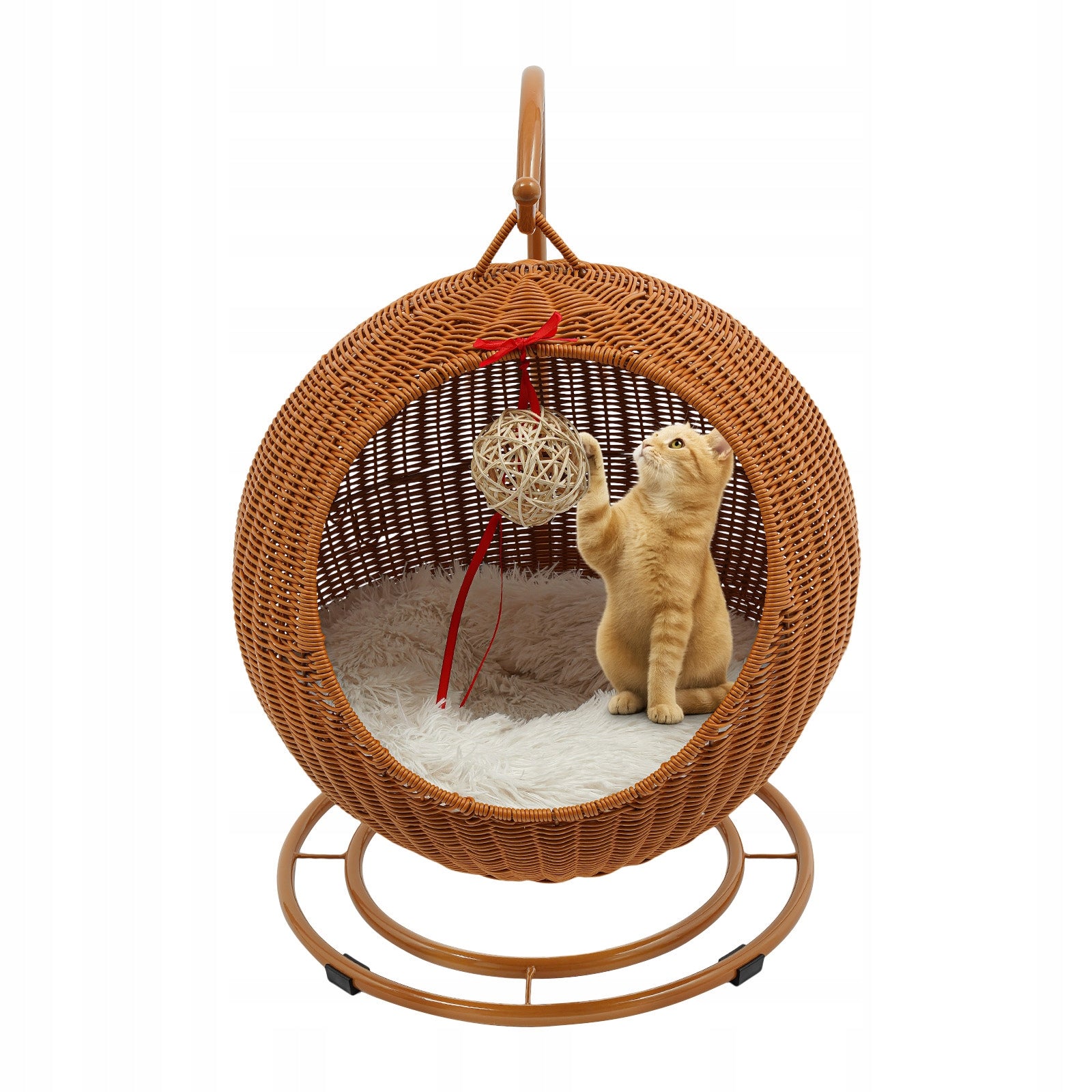 Cat Swing Cat Basket with Soft Cushion Cooling Bat Cat Scratching Board