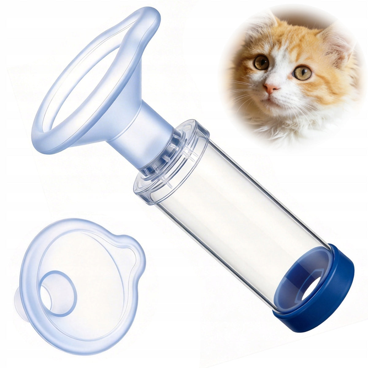 Cat and Small Dog Inhaler with 2 Masks - Medicine Set