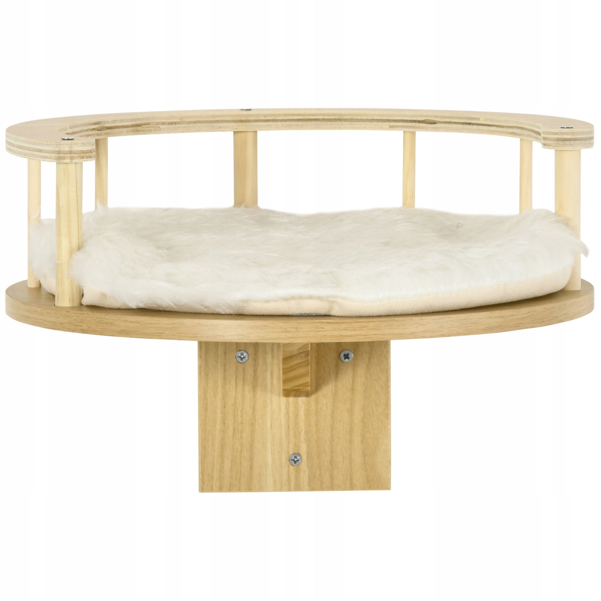 Cat bed with border and pillows Length 34 cm