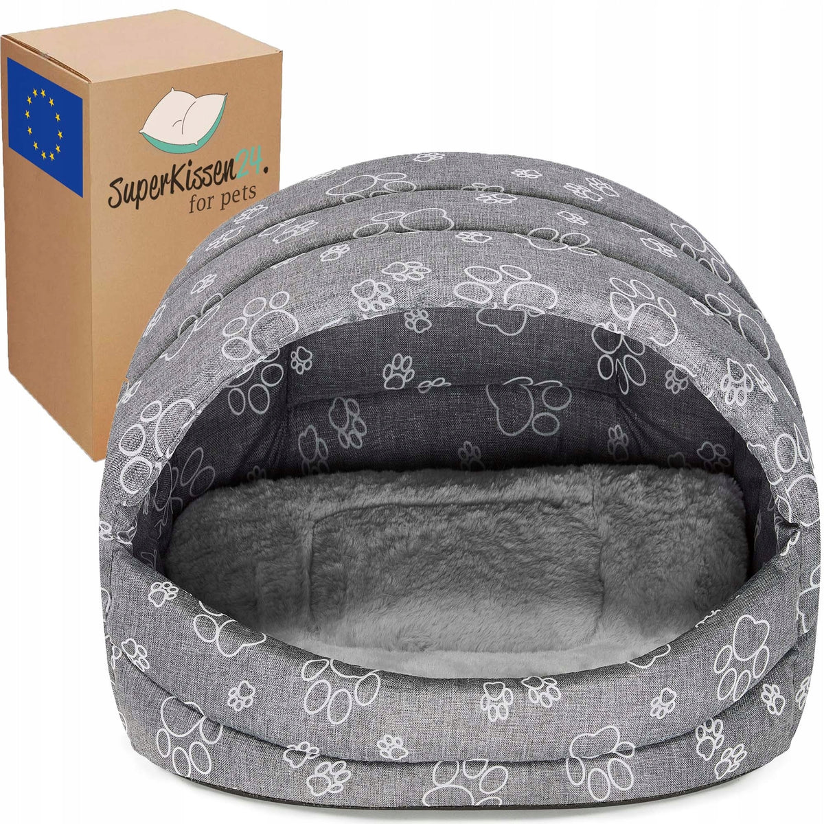 Cat dog bed WATERPROOF kennel playpen mat BUDKA XL CLAW + FUR